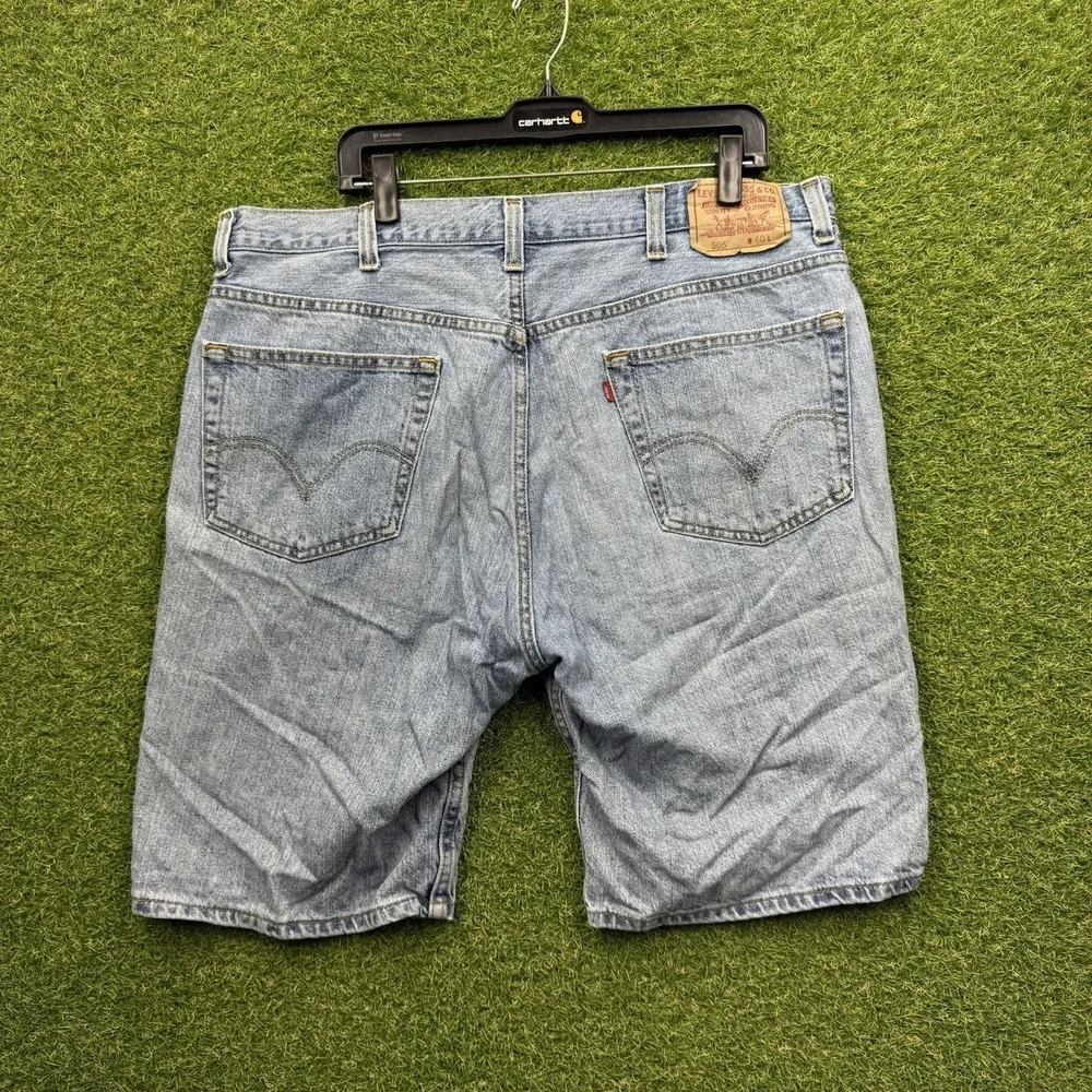 Levis 505 Jean Shorts Mens 40 Denim Jorts Baggy Loose Skater Casual 90s Workwear
